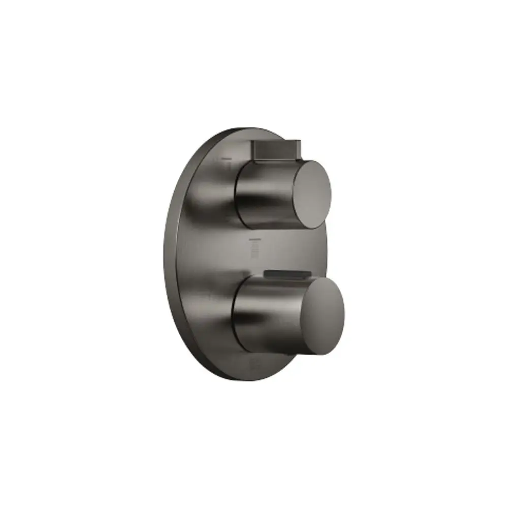 DORNBRACHT UP-Thermostat mit Dreiwege-Mengenregulierung SERIENSPEZIFISCH 36427970 Dark Platinum gebürstet, 36427970-99 Galeriebild 1